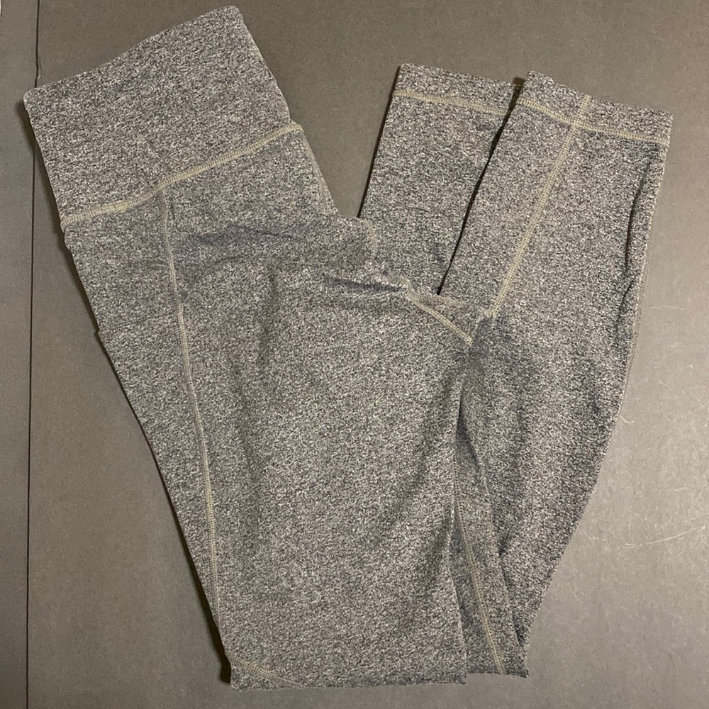 Athleta Heather Gray High Waisted Leggings S